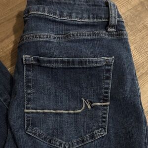 Maurices Women's Boot Cut Jeans - Dark Blue